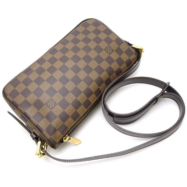 3 Louis Vuitton Damier Ravello GM Ebene Shoulder Bag Brown