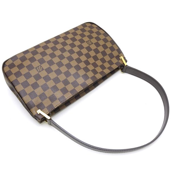 3 Louis Vuitton Damier Aubagne Ebene Handbag Brown