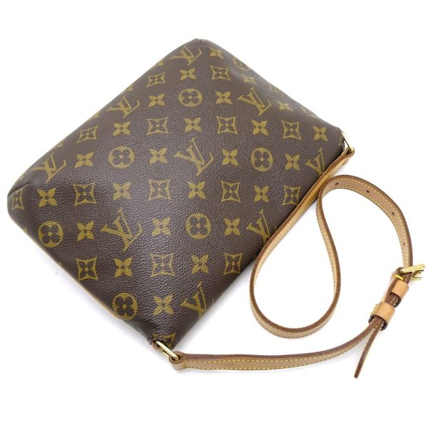 3 Louis Vuitton Monogram Musette Tango Shoulder Brown