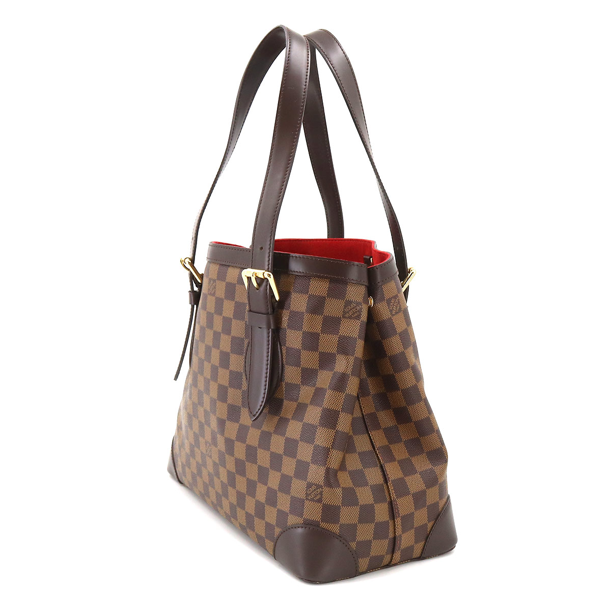 Louis Vuitton Damier Hampstead MM Tote Bag Ebene Brown - Image 3