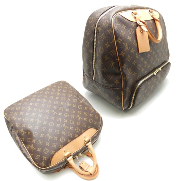 3 Louis Vuitton Monogram Evasion Brown Boston Bag Travel Bag