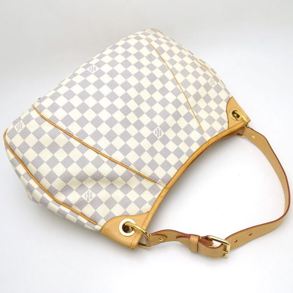 3 Louis Vuitton Damier Azur Galliera PM Shoulder Bag