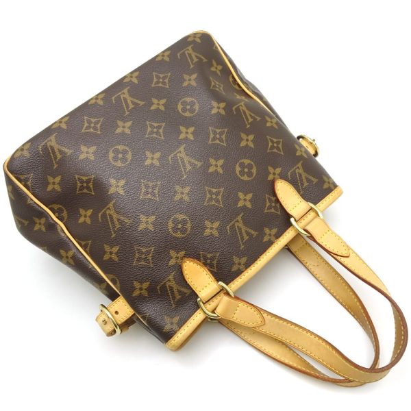 3 Louis Vuitton Monogram Batignolles Brown Tote Bag