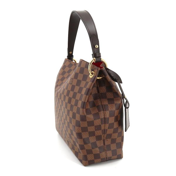 3 Louis Vuitton Damier Graceful PM Shoulder Bag Ebene