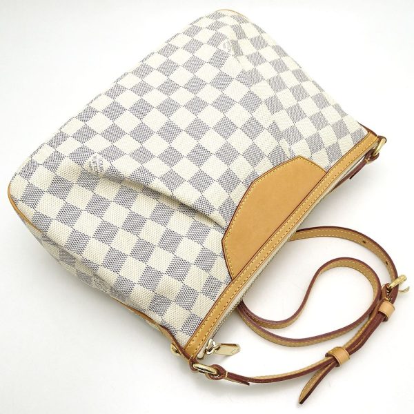 3 Louis Vuitton Damier Azur Siracusa PM Diagonal Shoulder Bag