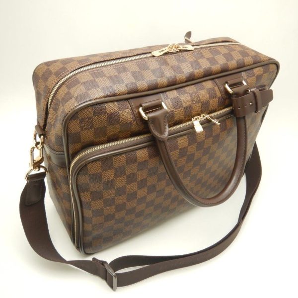 3 Louis Vuitton Damier Icar Ebene Business Bag 2WAY Brown