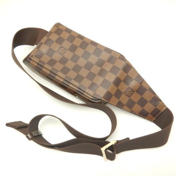 3 Louis Vuitton Damier Jeronimos Ebene Body Bag Brown