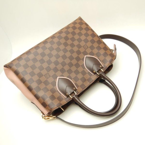 3 Louis Vuitton Damier Ebene Normandy Magnolia Shoulder Bag