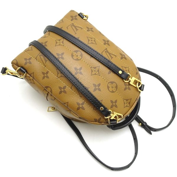 3 Louis Vuitton Monogram Reverse Palm Springs Mini Backpack