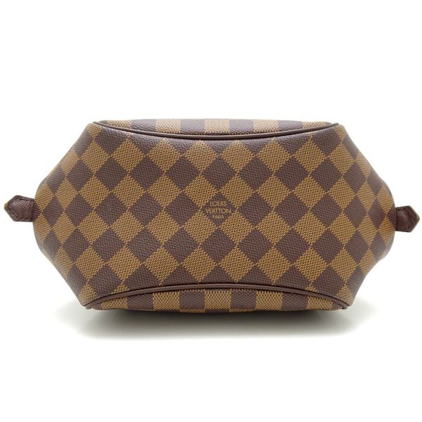 3 Louis Vuitton Damier Belem PM Ebene Handbag Brown