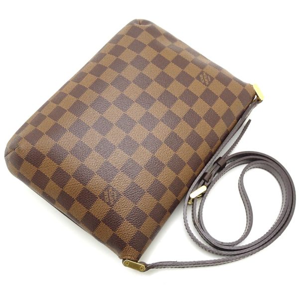 3 Louis Vuitton Damier Musette Tango Ebene Brown