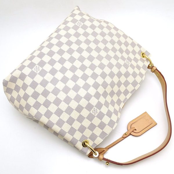 3 Louis Vuitton Damier Azur Graceful PM Tote