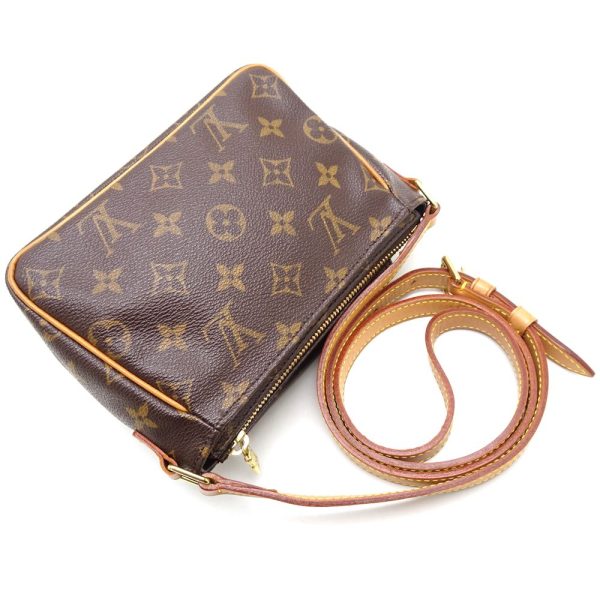 3 Louis Vuitton Monogram Viva Cite PM Crossbody Shoulder Bag Brown