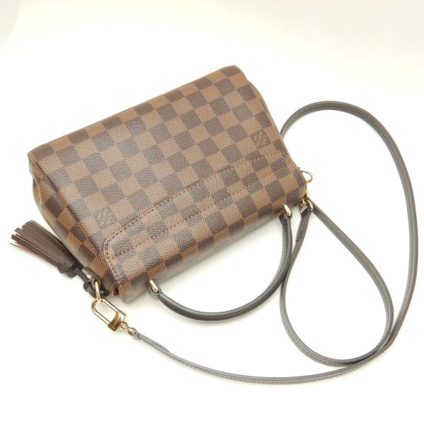 3 Louis Vuitton Croisette Damier Ebene Brown