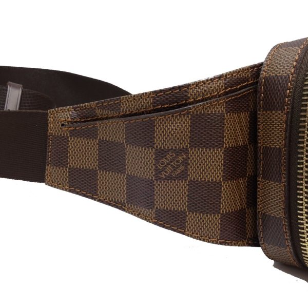 3 Louis Vuitton Damier Jeronimos body bag Ebene