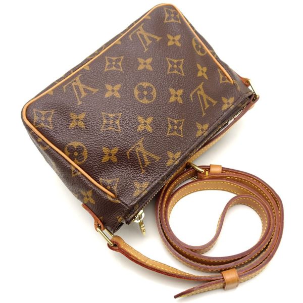 3 Louis Vuitton Monogram Viva Cite PM Shoulder Bag Brown