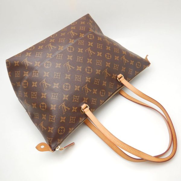 3 Louis Vuitton Monogram Jena MM Tote Bag Brown