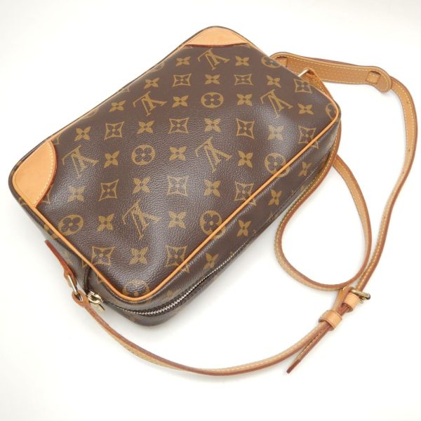 3 Louis Vuitton Monogram Crossbody Shoulder Bag Brown