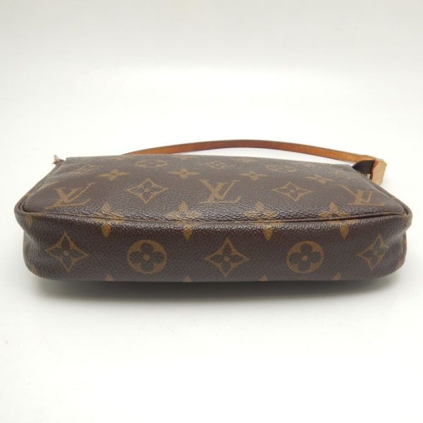 3 Louis Vuitton Monogram Accessory Pouch Handbag Brown