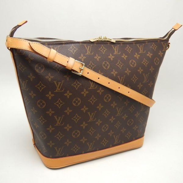 3 Louis Vuitton Monogram Shoulder Bag Brown