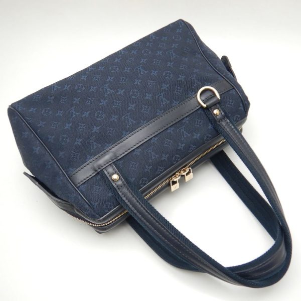 3 Louis Vuitton Josephine PM Handbag Monogram Blue