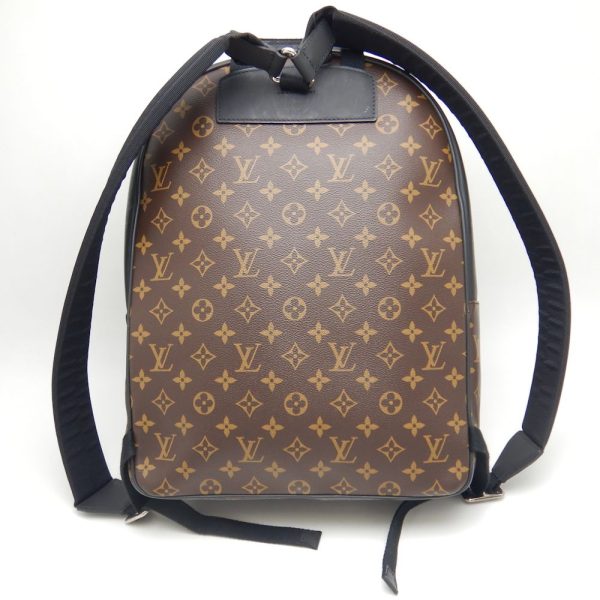 3 Louis Vuitton Josh Rucksack Backpack Monogram Macassar Brown Black