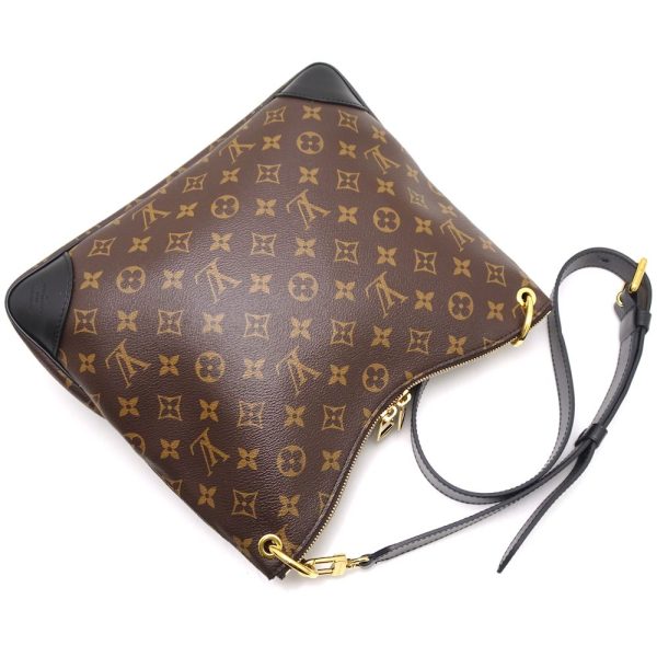 3 Louis Vuitton Odeon NM MM Monogram Shoulder Bag Brown Noir