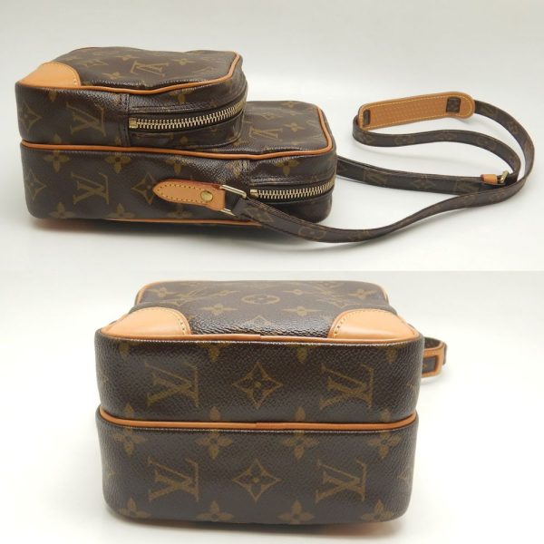 3 Louis Vuitton Monogram Shoulder Bag Brown