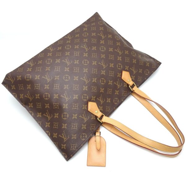 3 Louis Vuitton Monogram Tote Bag Brown