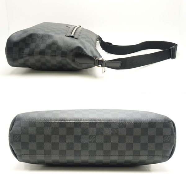 3 Louis Vuitton Damier Graphite Mick MM Diagonal Shoulder Bag