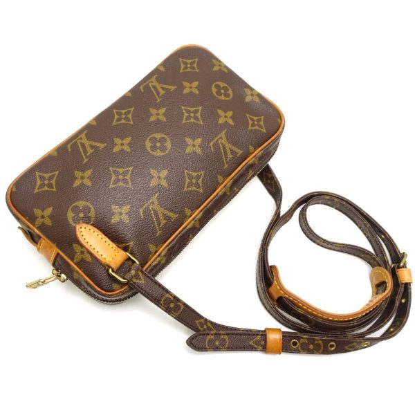 3 Louis Vuitton Monogram Marly Bandouliere Crossbody Brown