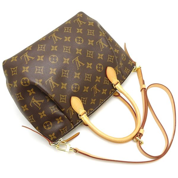 3 Louis Vuitton Monogram Turenne PM 2Way Bag Brown