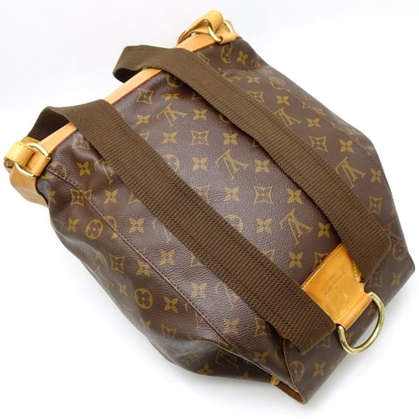 3 Louis Vuitton Monogram Montsouris GM Backpack Brown