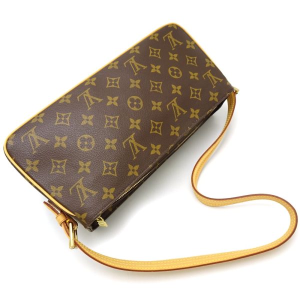 3 Louis Vuitton Monogram MM Shoulder Bag Brown