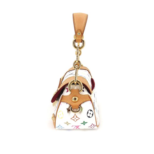 3 Louis Vuitton Monogram Multicolor Marilyn Hand Bag Leather Bronze White