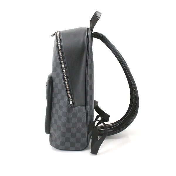 3 Louis Vuitton Damier Graphite Josh NV Backpack Rucksack Black