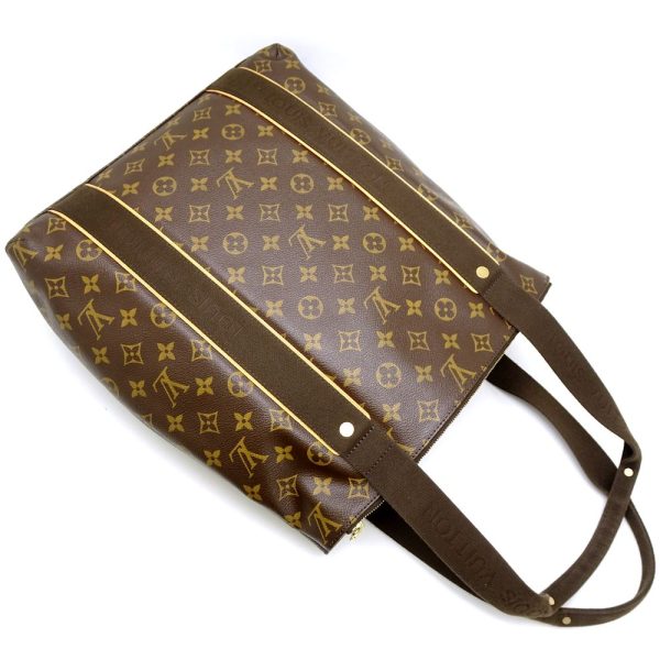 3 Louis Vuitton Monogram Shoulder Bag Brown