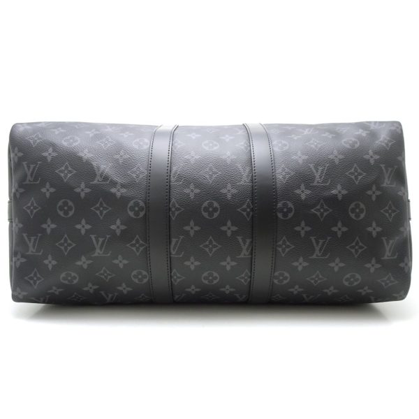 3 Louis Vuitton Monogram Keepall Bandouliere 45 Boston Bag Black