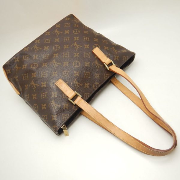 3 Louis Vuitton Monogram Piano Tote Bag Brown