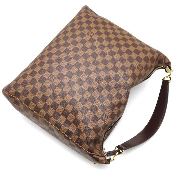 3 Louis Vuitton Damier Portobello PM Ebene Shoulder Bag Brown