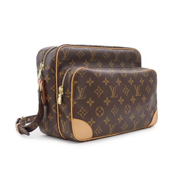 3 Louis Vuitton Nile Shoulder Bag Monogram Brown