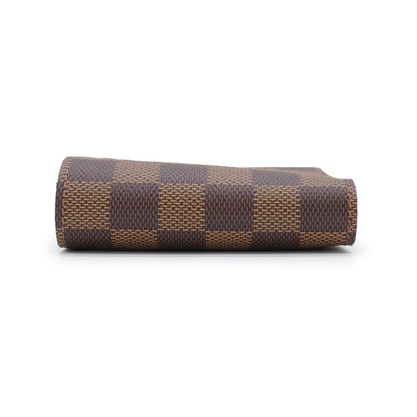 3 Louis Vuitton Portefeuille Marco Folding Wallet Damier Brown