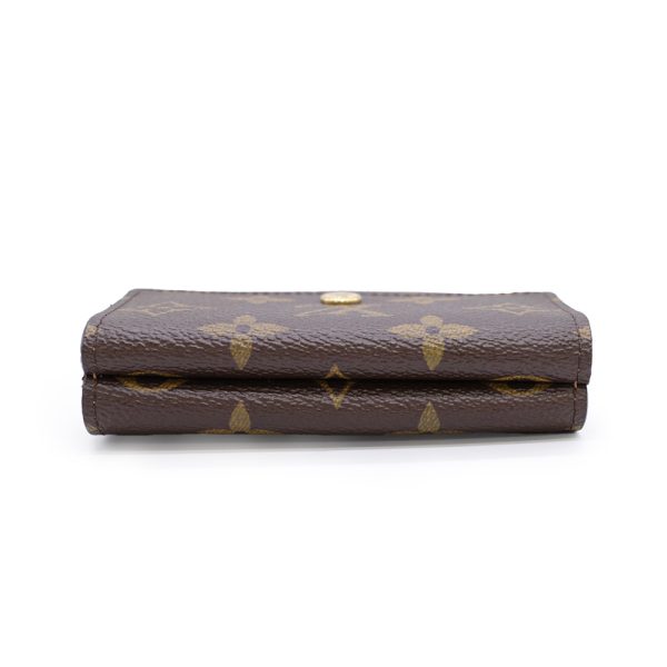 3 Louis Vuitton Portefeuille Elyse Folding Wallet Monogram Brown