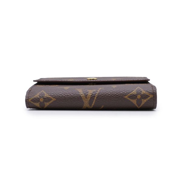 3 Louis Vuitton Portefeuille Elyse Folding Wallet Monogram Brown