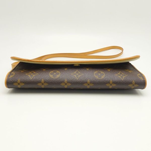 3 Louis Vuitton Monogram Pochette Twin GM Brown Diagonal