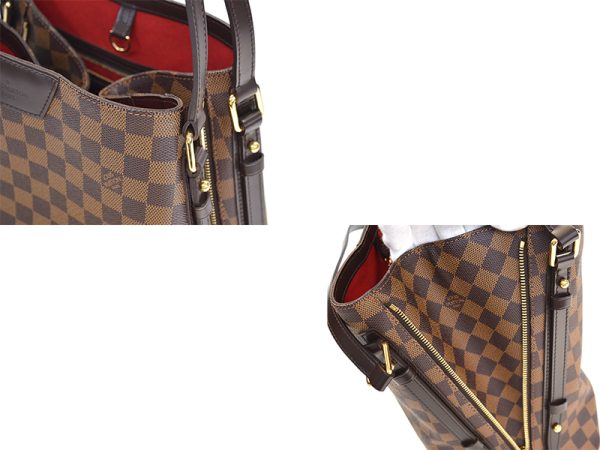 3 Louis Vuitton Rivington Damier Ebene Shoulder Bag