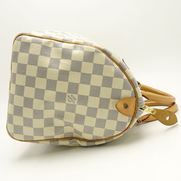 3 Louis Vuitton Damier Azur Speedy 30 Boston Bag