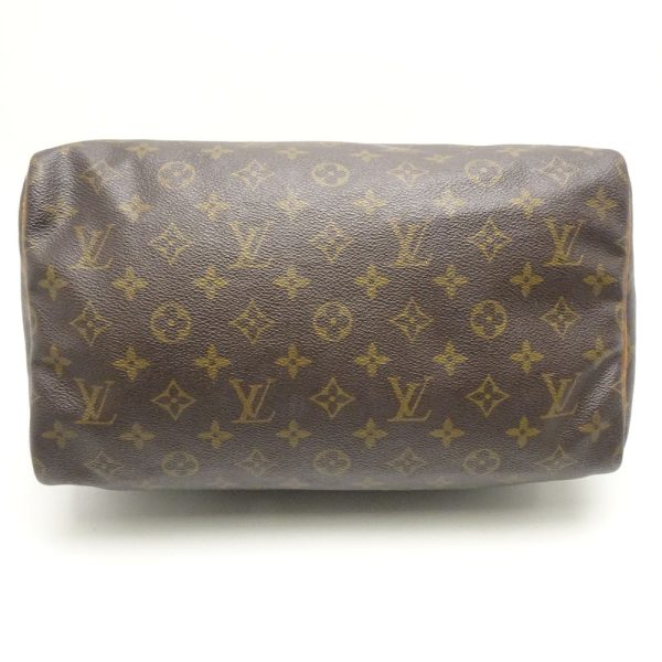 3 Louis Vuitton Monogram Speedy 30 Brown Boston Bag