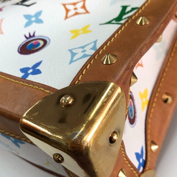 3 Louis Vuitton Annie Multicolor Shoulder Bag White