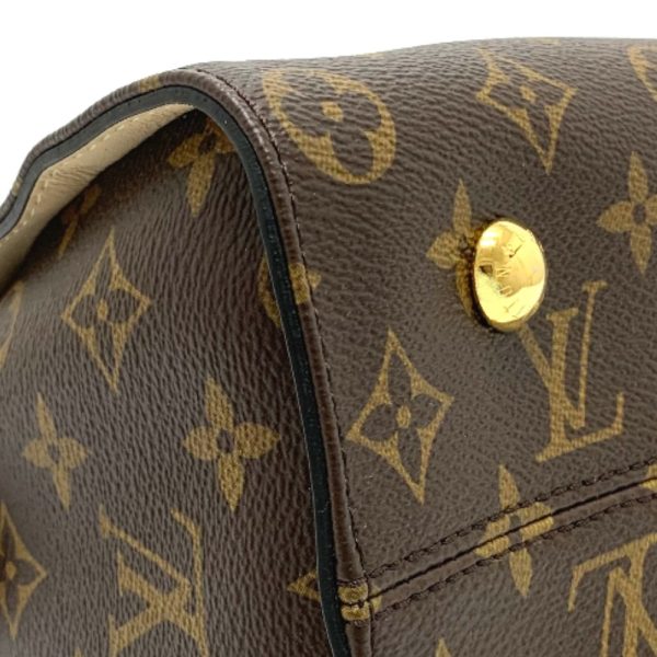 3 Louis Vuitton Monogram Tuileries Handbag Tote Bag Brown